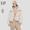 Women's Puffer Series Embroidered Logo Stand Collar Down Jacket
