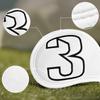 10 Golf Club Covers Made of PU, To Protect Irons, Suitable for Men And Women,