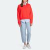 Levis Solid Color Long Sleeve Crew Neck Loose Regular Sweatshirt Women sweatshirt Red 85630-0000