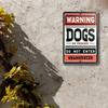 Vintage Tin Sign Metal Poster Wall Decor Beware Of Dog Retro Plaque For Home Bar Cafe Garage