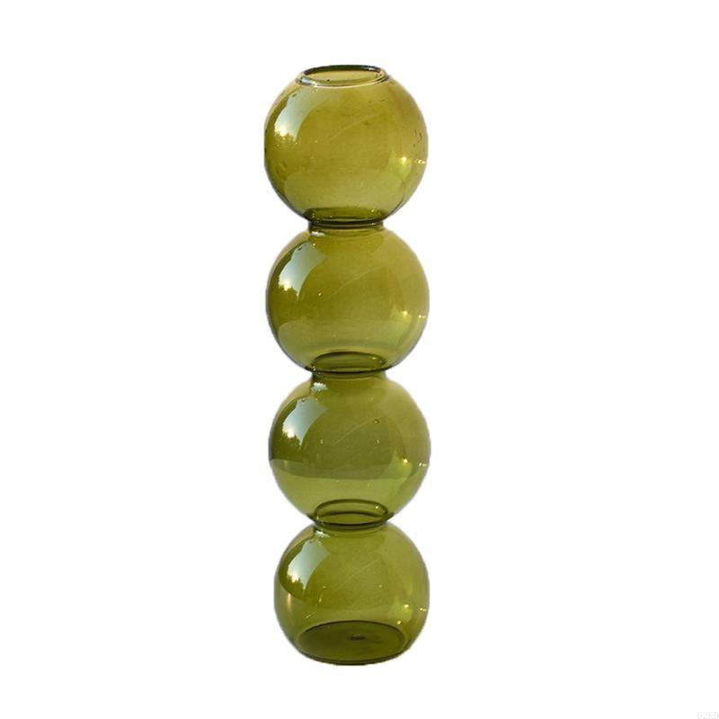 62KD Living Room Decoration Terrarium Flower Vase Bubble Spherical Hydroponic Vase Ornament Used As a Housewarming Gift