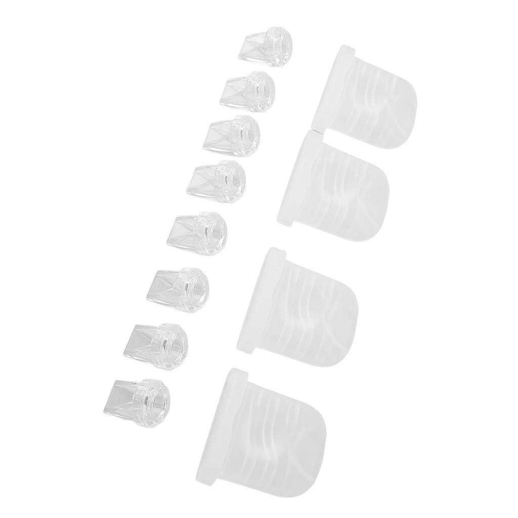 8pcs Duckbill Valves and 4pcs Silicone Diaphragm Compatible for S32 Breastfeeding Pump Replacement