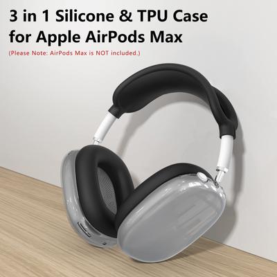 Suitable for Apple Airpodsmax Earphone Protective Cover Headset Three-piece Earphone Shell TPU