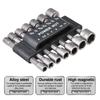 Hex Sockets Sleeve Nozzles Nut Driver Set Power Nuts Driver Socket Screwdriver Set 9/14pcs/set 5mm-13mm Bits Sets Tools