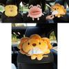 Cute Plush Car Tissue Box Multi-functional Cartoon Car Backrest Tissue Holder Creative Car Accessory