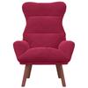 Armchair Wine Red 69 X 74 X 93 Cm Velvet
