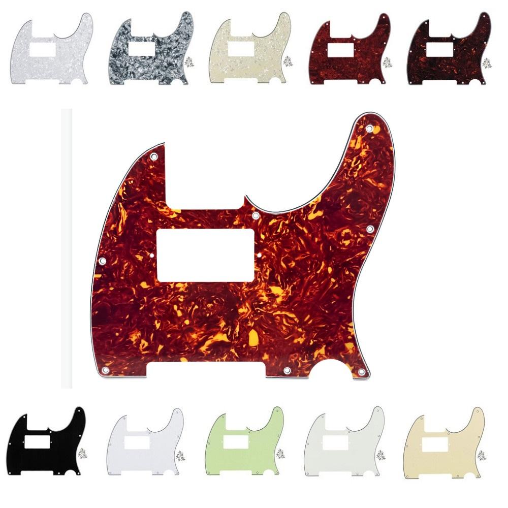 FLEOR Humbucker Pickguard TL Guitar Pickguard Scratch Plate & Screw for USA TL Style Guitar Parts,11 Colors Optional
