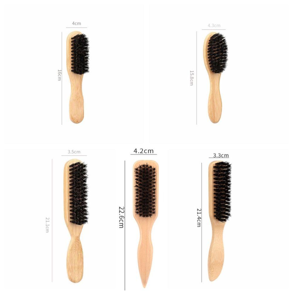 Smooth Finish Boar Bristle Hair Brush Backcombing Design Bun Smoothing Brush  Styling Tool