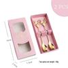 Reindeer-Themed 304 Stainless Steel Coffee and Dessert Mixing Spoon Gift Set In Cute Christmas Box
