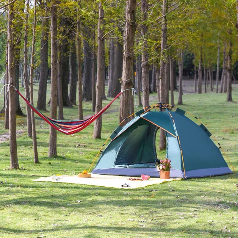 Huilingyang Two-Person Automatic Tent, Hammock & Picnic Mat Set