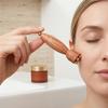 Seedpod Beauty Professional Brass & Rosewood Facial Gua Sha Tool Eye Relaxation Spot Meridians Acupoint Massage Handheld