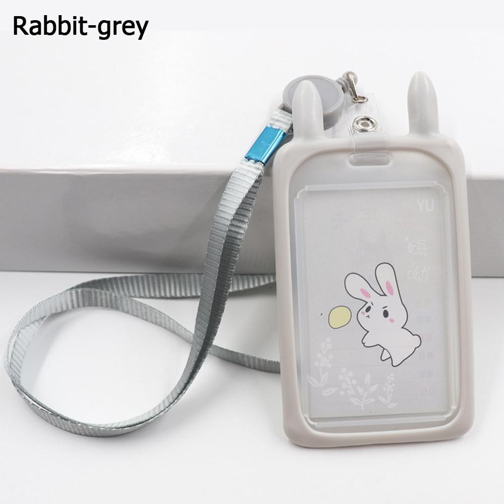 Cartoon Cute Women Men Business Card Holder Girls Boys Bus Card Cover Case Credit Card Holders Bank ID Holders Badge Case