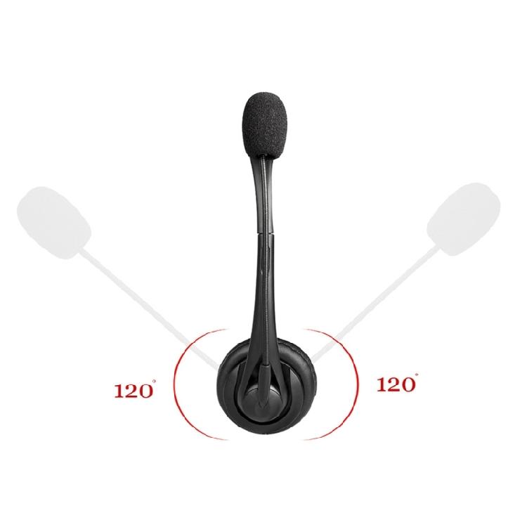 Computer Headsets With Clear Auditory USB Type C Adapter 3.5mm Connection Comfortable Ear Cushions Office Use