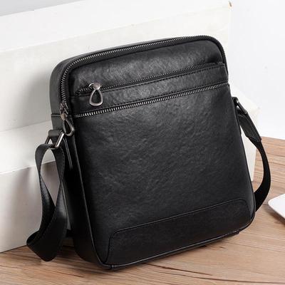 Men's Genuine Leather Casual Shoulder Messenger Bag