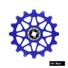ENLEE Ceramic Bearing Bicycle Rear Derailleur Jockey Wheel AL MTB Guide Pulley 11T 12T 14T 16T Road Bike Guide Roller 4mm 5mm