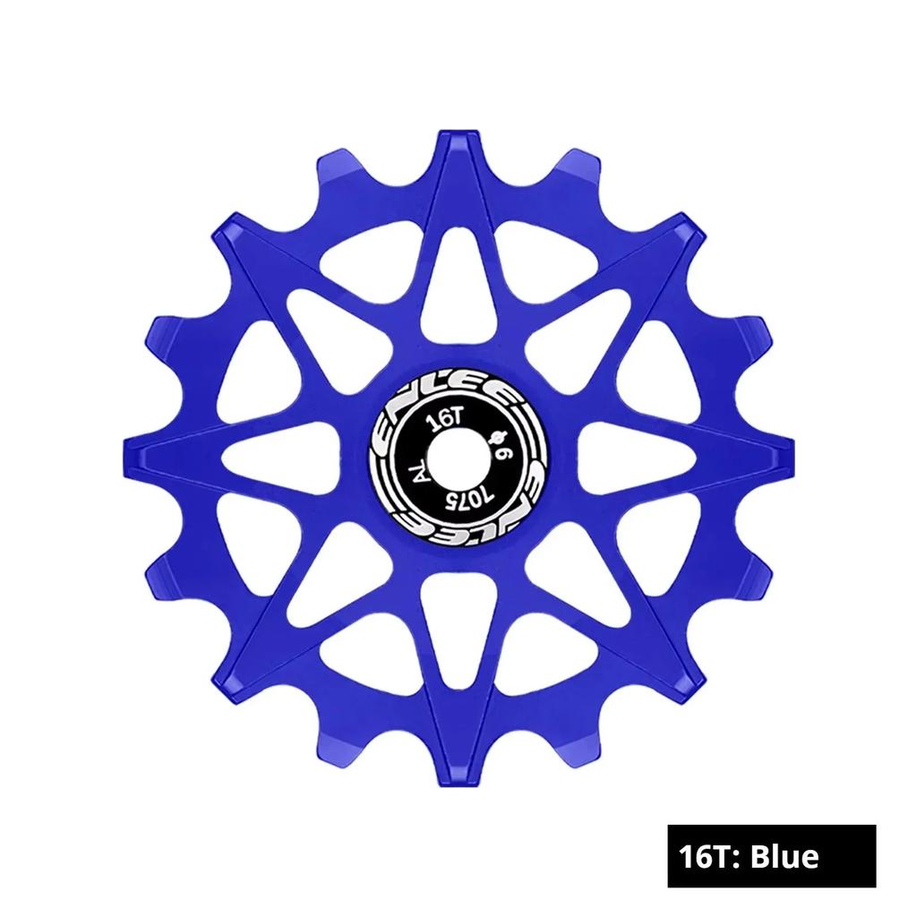 ENLEE Ceramic Bearing Bicycle Rear Derailleur Jockey Wheel AL MTB Guide Pulley 11T 12T 14T 16T Road Bike Guide Roller 4mm 5mm