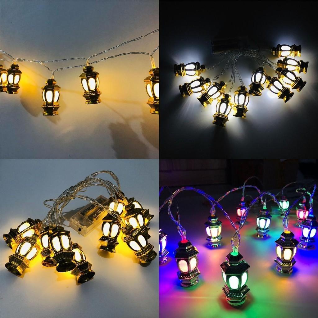 Stunning Eid Mubarak Lantern Led Fairy String Light Hanging Decor For Ramadan