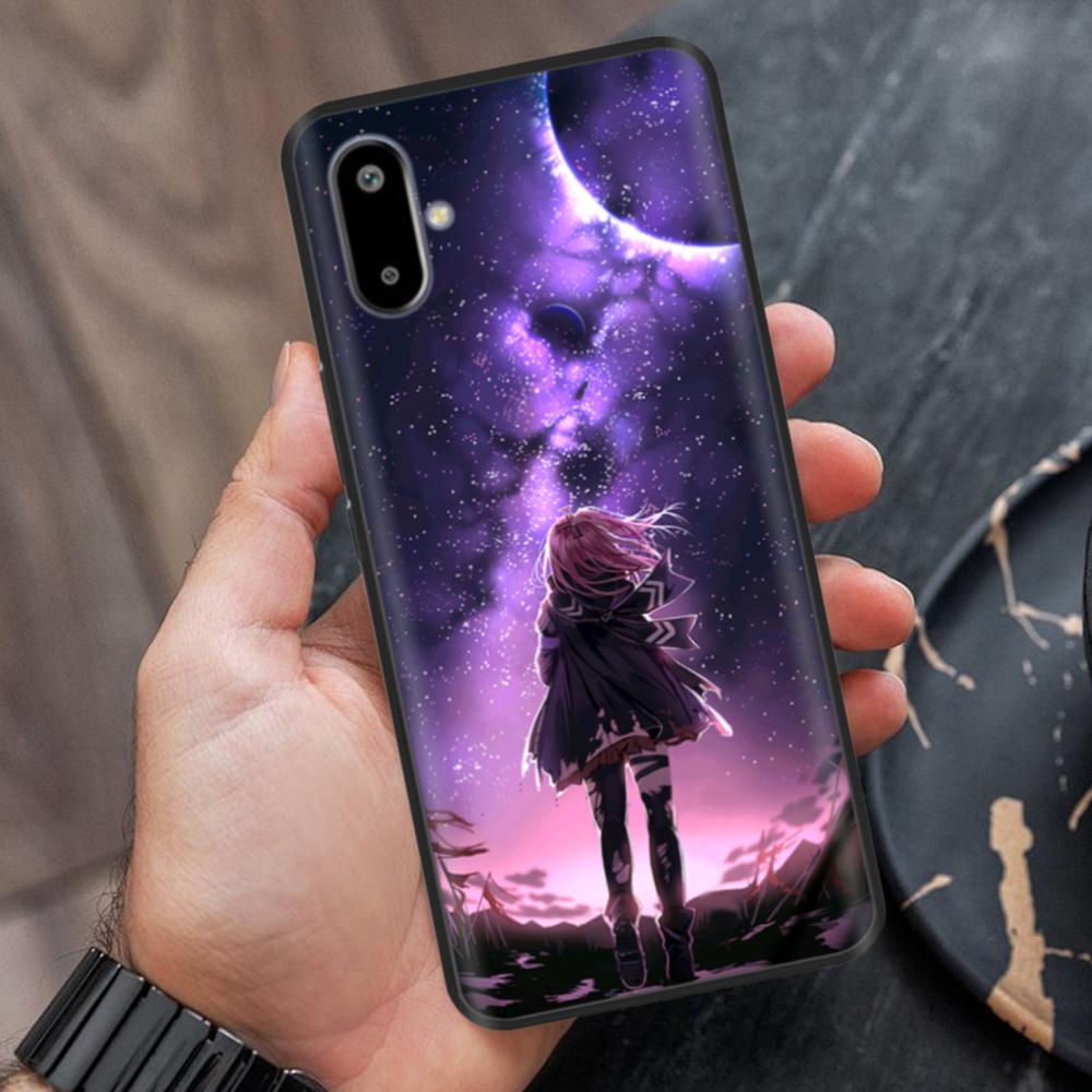 Case For Samsung Galaxy M06 Case 6.74" Cute Flower Cover Soft Silicon Matte Protective Fundas For Samsung F06 Bags Cartoon Shell