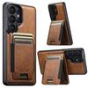 Elastic Band Oil Wax Pattern Magnetic Leather Wallet Cards Solt Phone Case for Samsung S26 Ultra S25 Plus S24 S23 Stand Cover