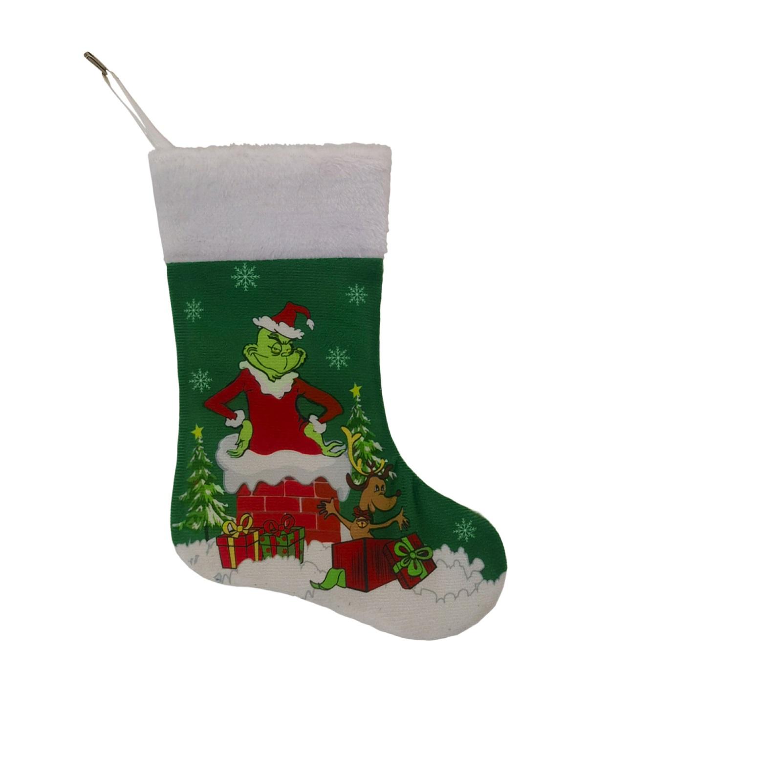 Christmas Stockings, Green Christmas Gifts, Christmas Tree Decorations One Size