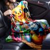 1pc Flannel Cartoon Mickey and Minnie Sun Pattern Bed Small Throw Blanket, Suitable for Sofa Blanket,