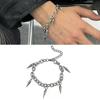 1Pcs Titanium Steel Cone Pendant Bracelets Fashion Hip Hop Rivet Bracelet For Man Woman Jewelry Punk Unisex Cool Accessories