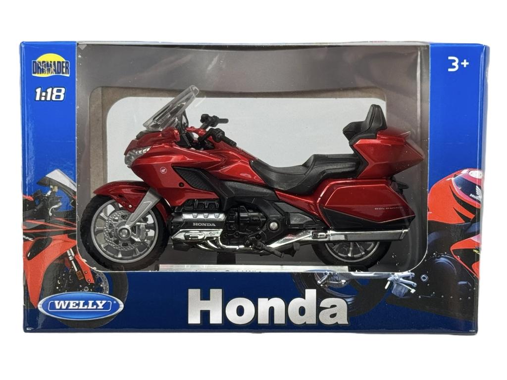 WELLY HONDA GOLD WING RED 1:18 12857