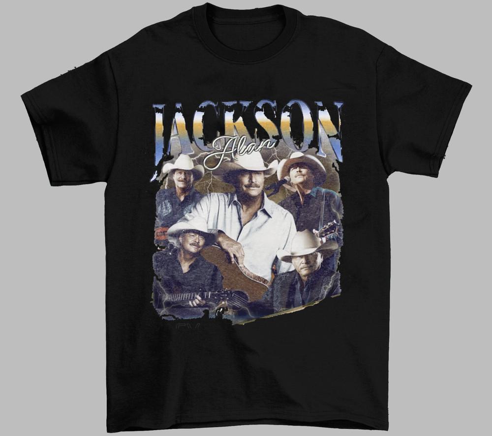 New Arrival Alan Jackson Men Women Short Sleeve Full Size S 5XL Unisex T-Shirt S разноцветный