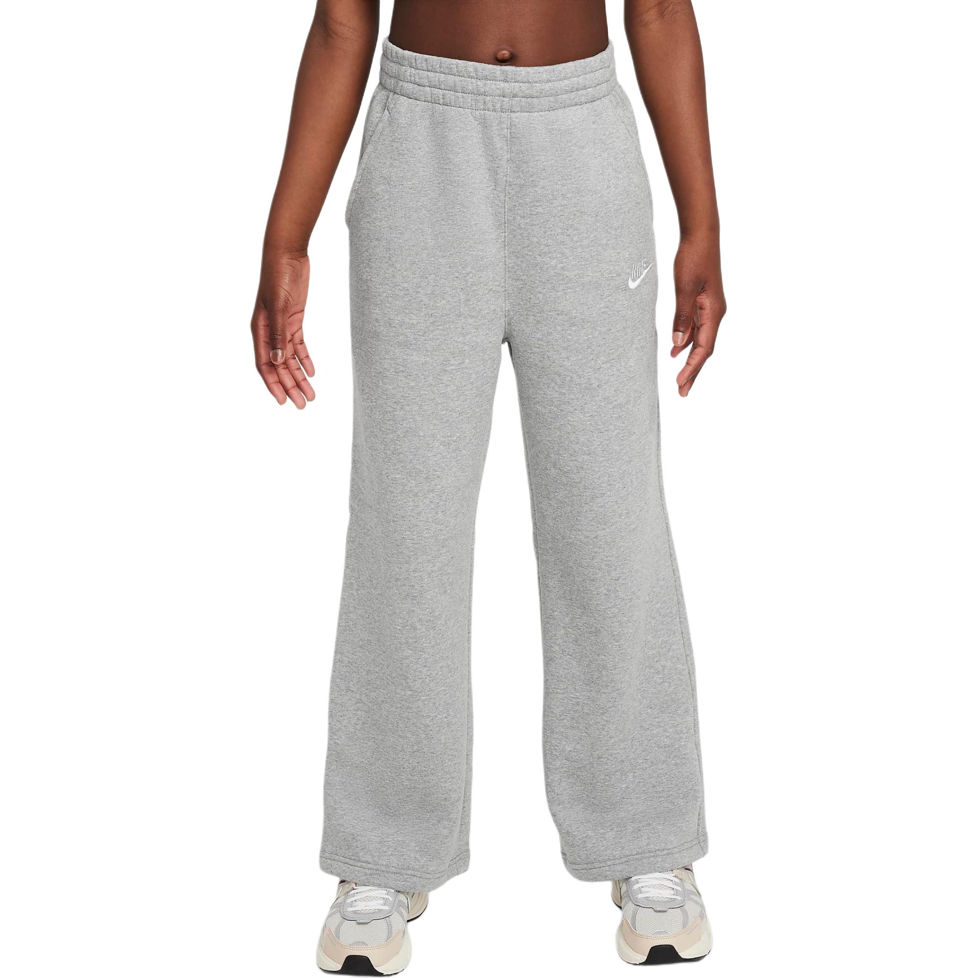 

Nike Спортивная одежда Club Однотонные Удобные Универсальные Брюки с широкими штанинами Детские брюки Темно-серый Смешанный цвет FZ6774-063 M