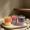 Handmade Herbal Crystal Aromatherapy Candle - Ice Flower Wax Ornament, High-End Gift