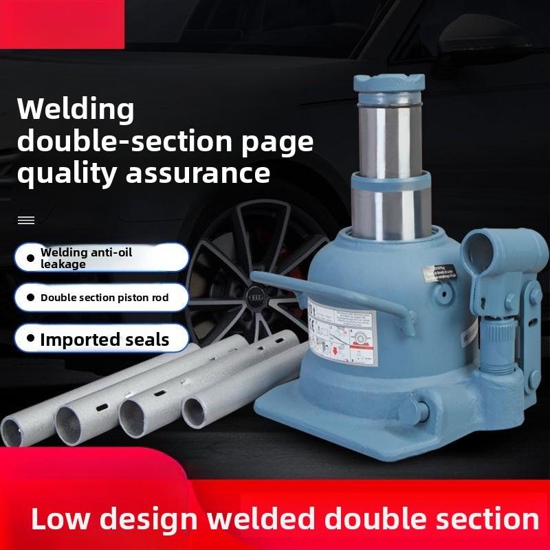 NEW 4/5/10T Low Double-section Vertical Hydraulic Jack Truck Thousand Gold Top Low Type