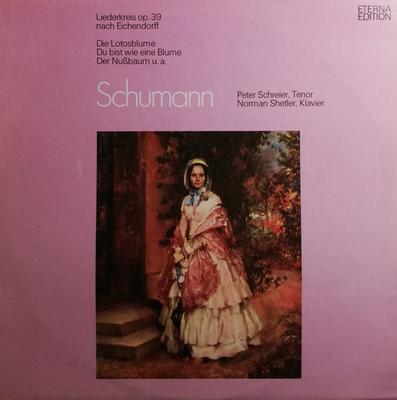 LP Record ROBERT SCHUMANN PETER SCHREIER Liederkreis Op. 39 Nach Eichendorff 826498 ETERNA 1976 Germany Classical Used