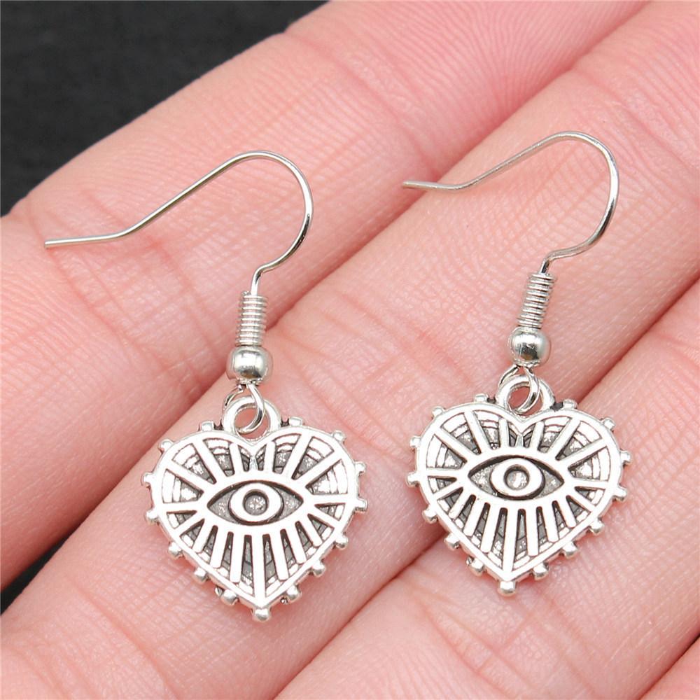 Trendy and Elegant Evil Eye Hand Talisman Amulet Drop Earrings Lucky Graduation Gift for Date Nights