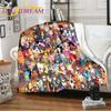 Anime deky Inazuma Eleven Deka Měkká kreslená deka Flanel Throw Deka Postel Pohovka Deka Deka Potah křesla Deka Home Decor