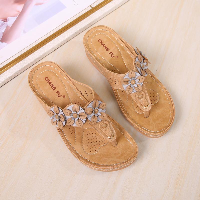 

Fashion Sandalias De Mujer Summer Fashion Women Wedges Comfortable Slip on Sandals Beach Shoes Platform Shoes for Women 36-43 43 хаки