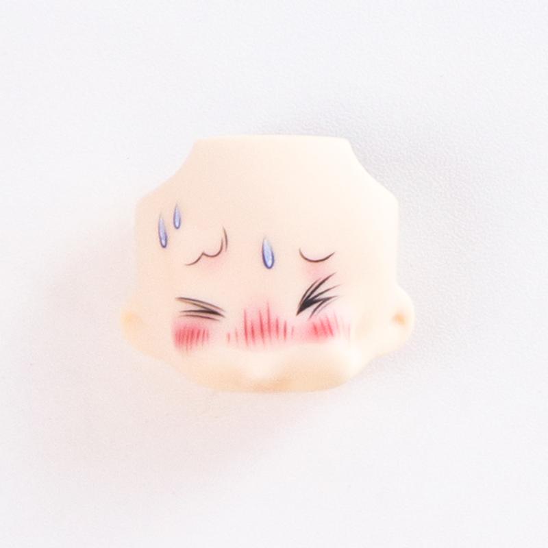 OB11 Doll Face 1/12 BJD Doll Face With 3D Anime Decal Eyes Kawaii Change Faces Blowing Pout Mouth Cheeks GSC Head DIY Kids Dolls