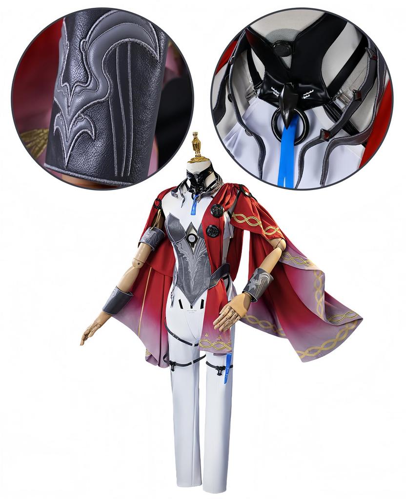 Narushio Cosplay Lupa Cosplay Lupa Meichou from Wuthering Popular Game Costume for Photoshoots [NOKIJP] Costume, Waves, (Lupa, L)