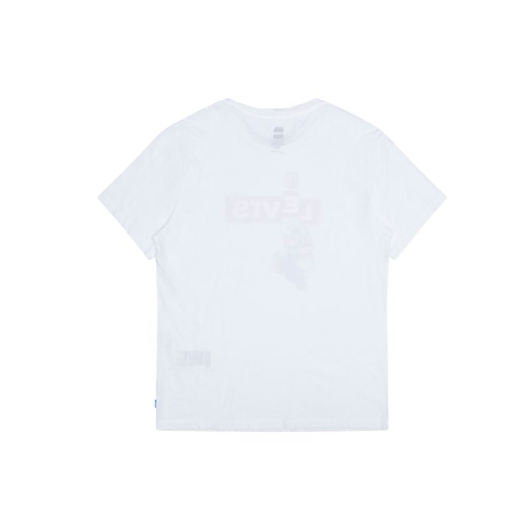 Levis X Super Mario Printed Short Sleeve T-Shirt Men T-Shirts White 22491-0706