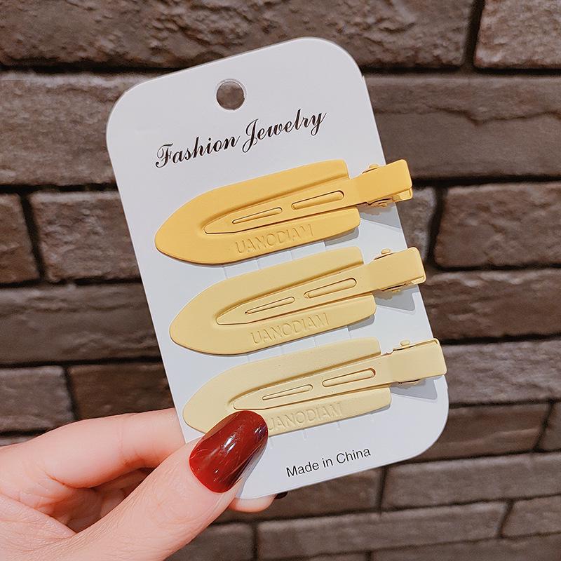 Clips de păr colorat Bai Lu fără cusături tip cioc de rață pentru femei - Ideal pentru frunte, breton și machiaj