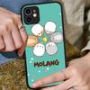 Cartoon Cute M-Molang For IPhone 16 15 14 Plus 13 12 11 Pro Max X XS MAX Translucent Matte Shockproof Cover