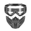 Cycling Motorcycle Mask ATV Goggles with Face Cover Safety Goggles Full Face Motorcycle Helmet Goggles Riding Motocross Glasses