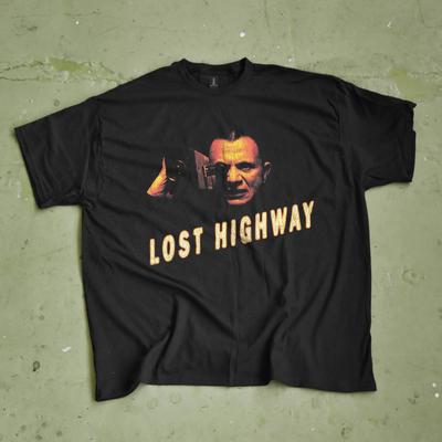 Maglietta del film Lost Highway, David Lynch, Maglietta Cult Movie, T-shirt film Horror