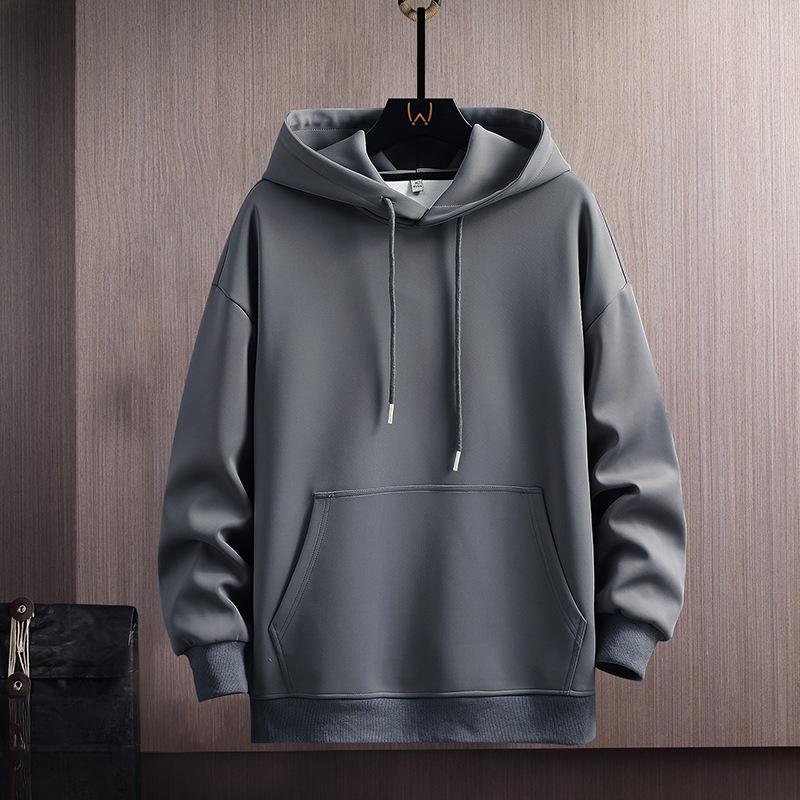 Spring and Autumn New Men's Sweater Casual Versatile Youth Handsome Pullover Hooded Long Sleeve T-Shirt Sweater