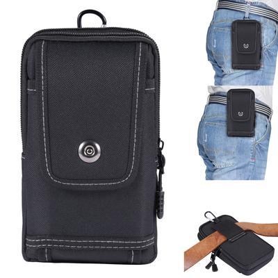 Durable Belt Bag Men Phone Pouch with Magnetic Closure for Camping Hiking Gardening and Outdoor Activities