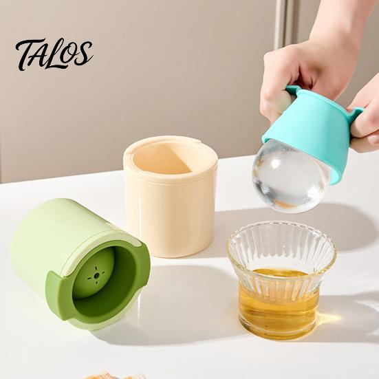 Silikon-Eiswürfelform Kugelbereiter Tasse, Leicht zu lösende Gefrierkugelform, Kühlschrank Lebensmittelqualität für Whiskey Cocktail Getränke Zubereitung für Küchenbecher