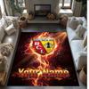 Racing Club de Lens Bedruckter Kristall-Samt-Teppich Rutschfester Kristall-Samt-Teppich Für Sofa Schlafzimmer Innenbereich Heimdekoration