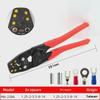 Taiwan Multi-Function Electrician Ratchet Crimping Pliers for Bare Terminals and Copper Nose Clamps.