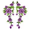 3D Flower Embroidery Flower Applique Multi-Color Handmade Sew On Patch Embroidery DIY Embroidery Repair Patch Wedding Decoration