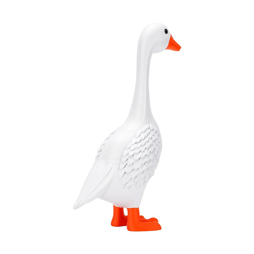 Resin Goose Statue Outdoor Yard Decor Lawn Ornament Patio Porch Decorative Sculpture for Home Garden Display