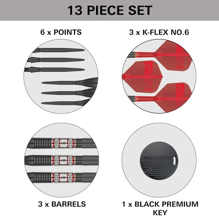 TARGET CLEMENS 95K 21G STEEL TIP Darts